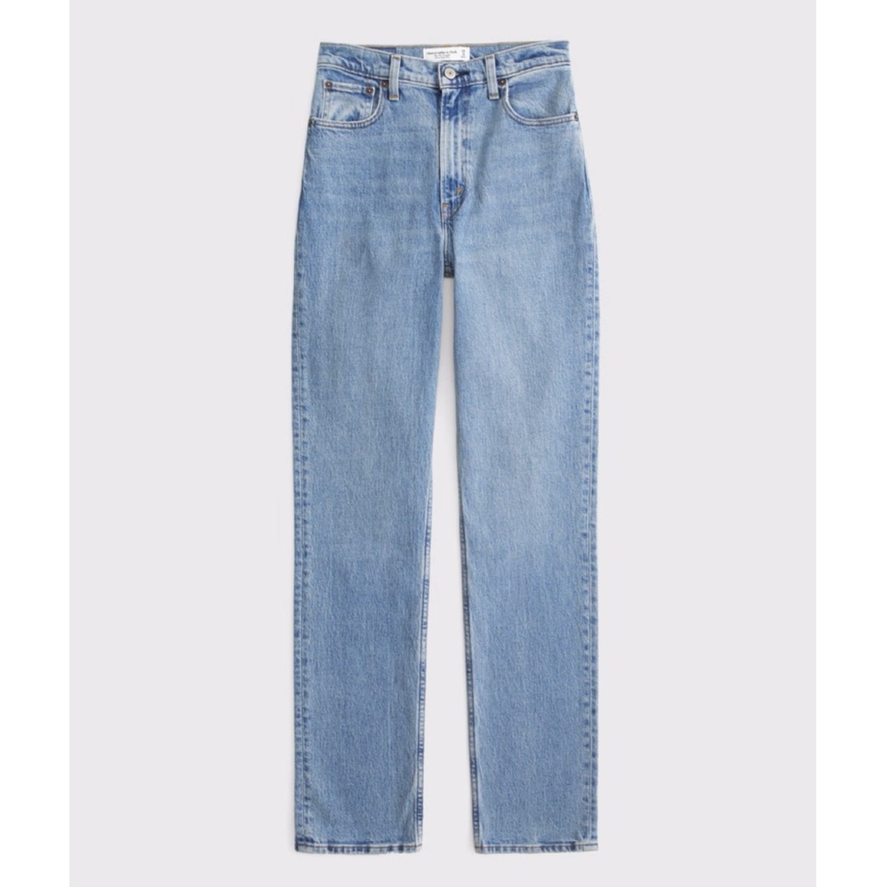 Abercrombie & Fitch Ultra High Rise 90s Straight Jean *Long*